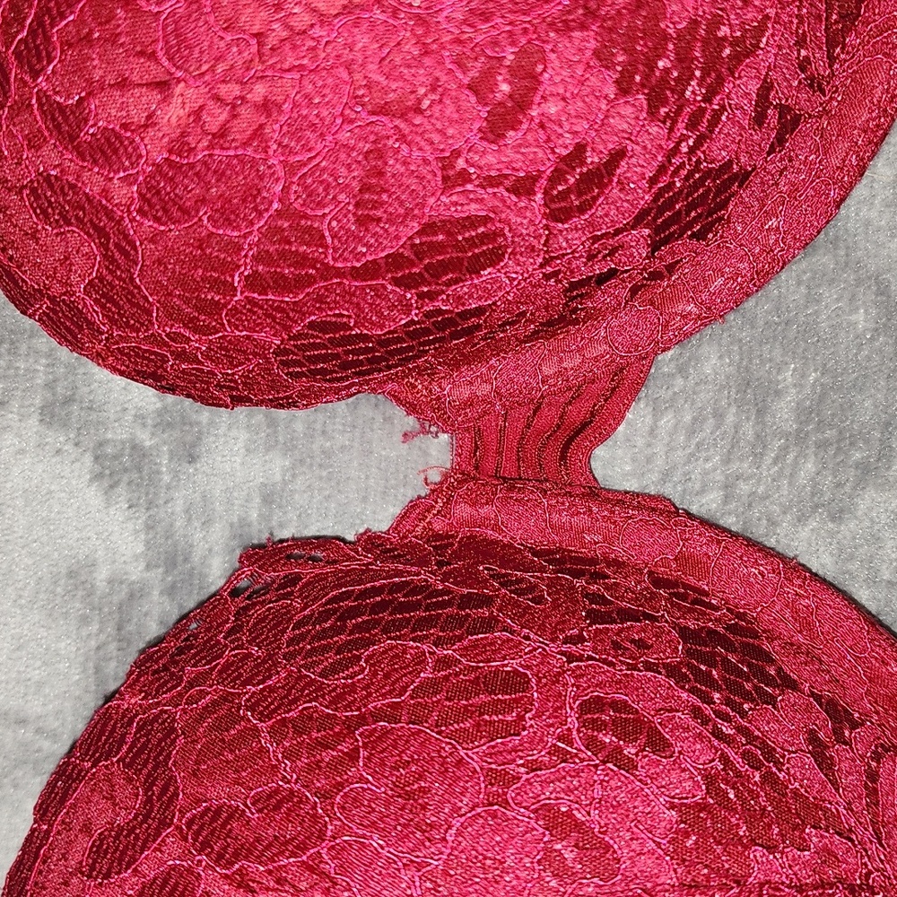 Victoria Secret 🙊 Maroon Push up Bra 34D - Picture 4 of 9